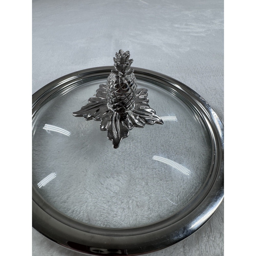 Ruffoni  Copper Saucepan With Pineapple Knob Glass Lid Rare Retired - Picture 12 of 12